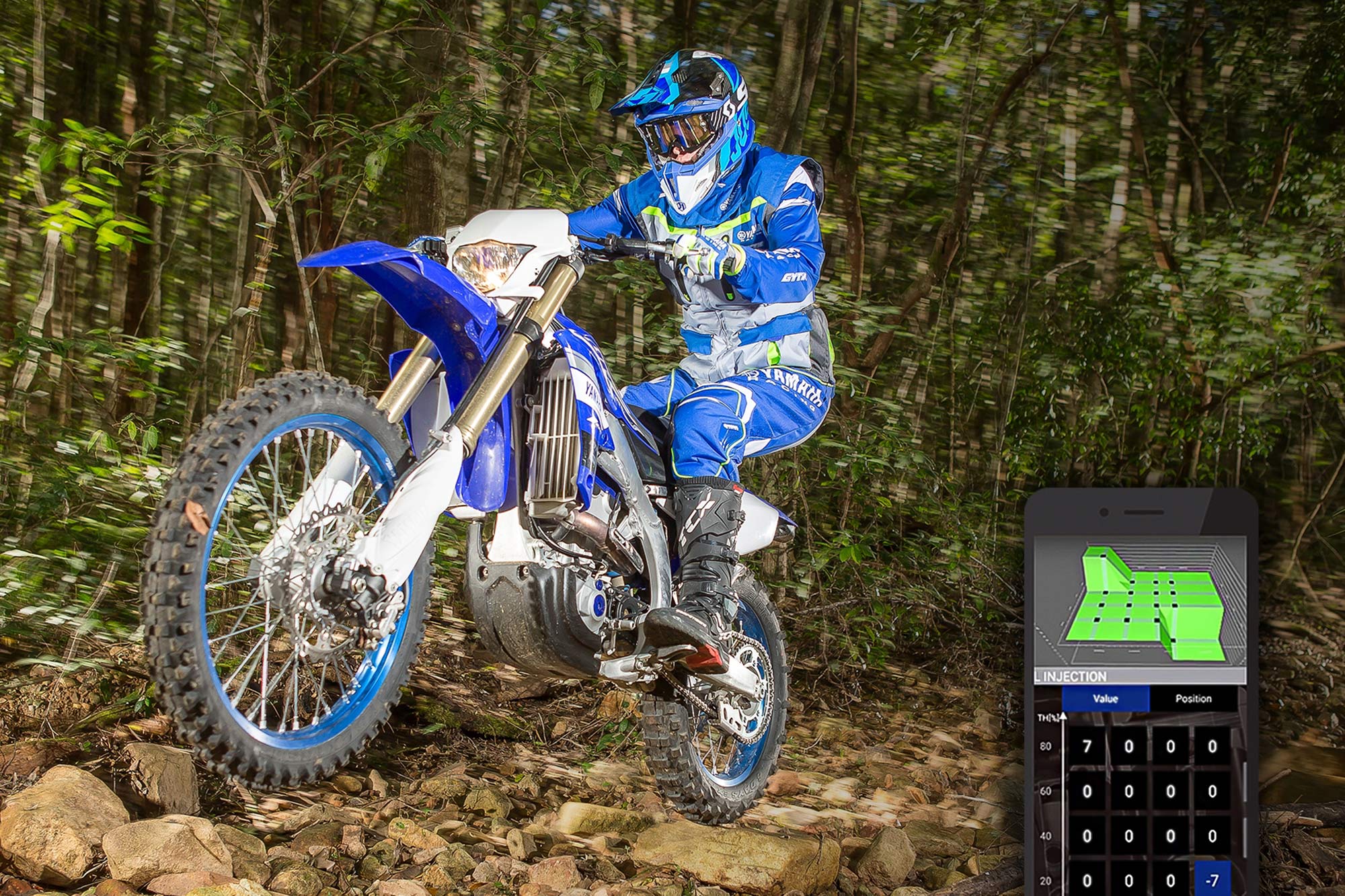 1 2019 Yamaha WR450F EU Racing Blue Keyvisual 001 04 - موتور سیکلت یاماها wr450f مدل 2019