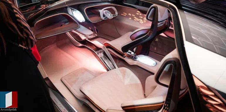 bently exp 100 gt interior - بنتلی EXP 100 GT کاملا الکتریکی معرفی شد