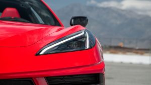 2020 Chevrolet Corvette C8 headlight 2 300x169 - ببینید و بشنوید از کوروت C8 ؛ استارت، احیا و شروع دوباره مدل 2020
