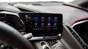 2020 Chevrolet Corvette C8 infotainment screen 2 300x169 - ببینید و بشنوید از کوروت C8 ؛ استارت، احیا و شروع دوباره مدل 2020